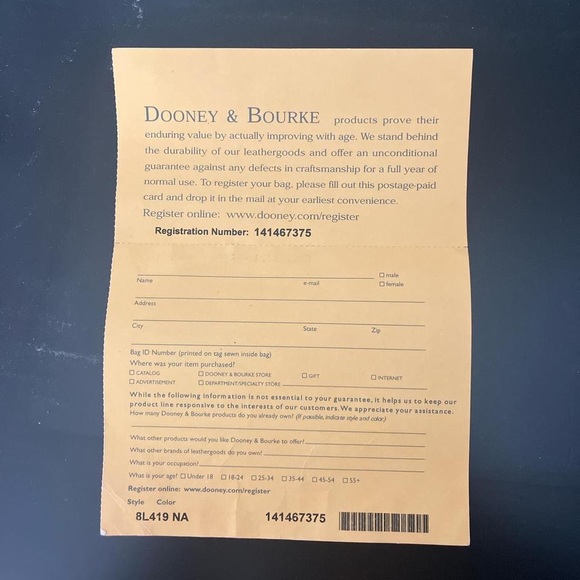 Dooney & Bourne Natural Clayton Satchel - Picture 6 of 8